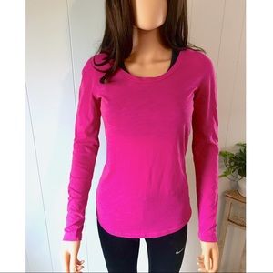 V.S PINK Casual Long Sleeved Open Back Top